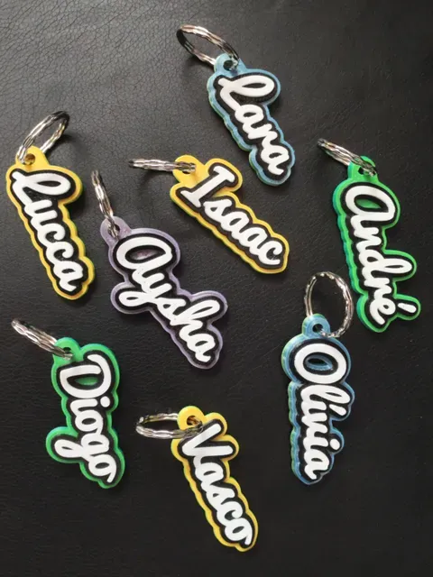 Customizable name keychain / tag — Фото 2 из 4