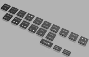 Airbus (A320) labels for switch