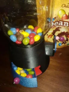 Candy Dispenser / Nutella M&M-Spender / Glass Candy Dispenser for much bigger candy