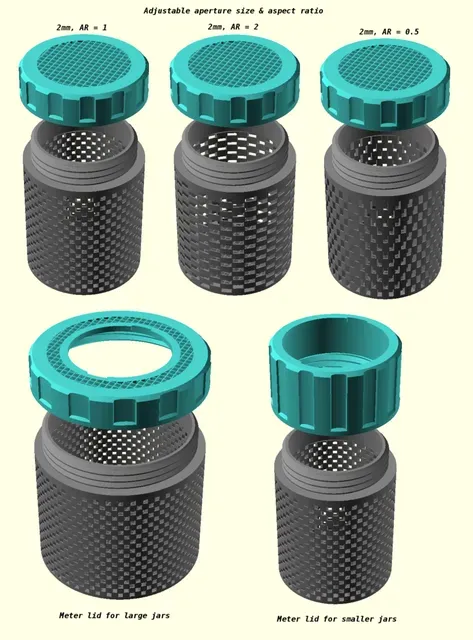 Fast & Strong Parametric Basket Weave Desiccant Containers (with Hygrometer) (SCAD) — Фото 2 из 12