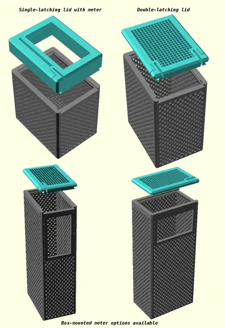Fast & Strong Parametric Basket Weave Desiccant Containers (with Hygrometer) (SCAD) — Фото 3 из 12