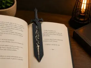 Fantasy Sword Bookmark – Epic 3D Printed Bookmark