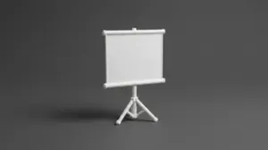 1:12 Scale Tripod Projection Screen
