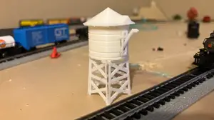 N Scale Water Tower Model
