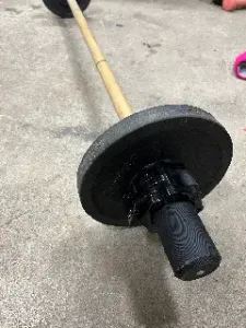 Broomstick barbell 50mm adapter