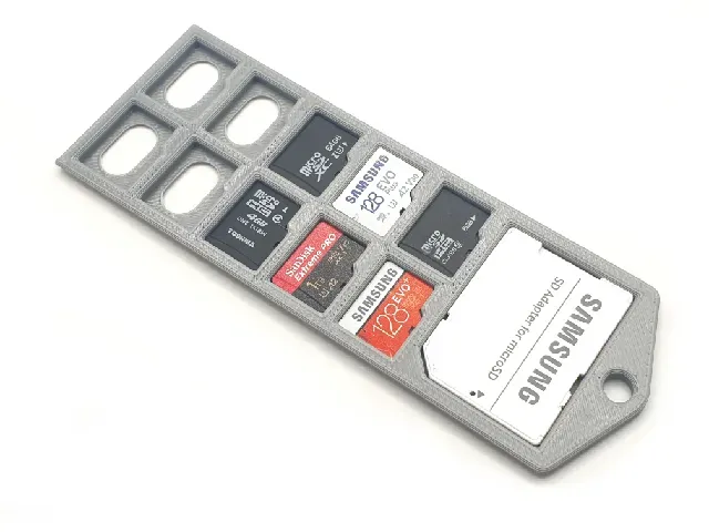 Slimline Sliding Micro SD Card / SD Card Holder - Multiple Sizes — Фото 2 из 7