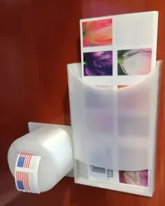 Postage Stamp Holder Dispenser Wall Mount (Improved)
