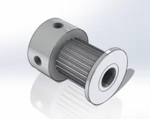 GT1.5 (1.5 mm pitch) Timing Pulley – 21 and 26 Teeth – 6 and 9 mm Belt Width – 5 mm Bore
