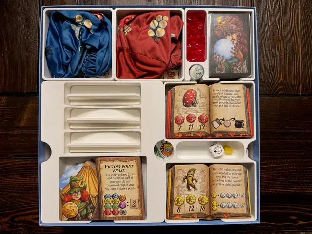 Quacks of Quedlinburg Insert / Organizer - Holds GeekUp Bits & Bags, Herb Witches Expansion — Фото 7 из 10