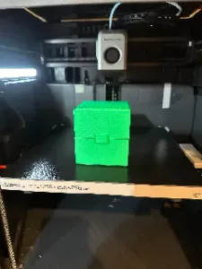 3 Inch Print in Place Hinge Box with Locking Lid