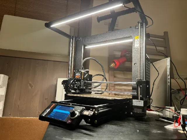 Prusa MK4 Z-axis mounts for IKEA SKYDRAG/SILVERGLANS light bar — Фото 8 из 8