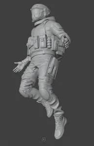 Russian Ratnik Soldier Floating in Space Like Cosmonaut!