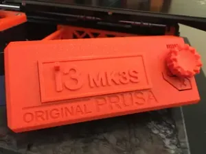 Prusa i3 MK3S LCD Logo Cover Plate