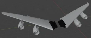 Clip-on Airplane Wings (Cap Accessory)