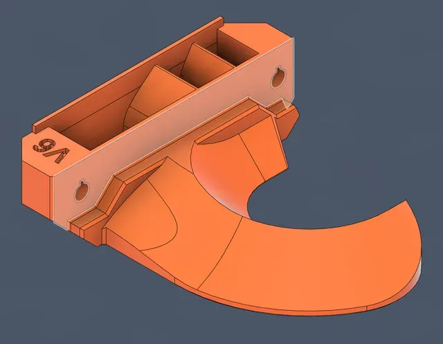 MK4 Nextruder Fan Shroud V2 (Duct) — Image 5 of 12