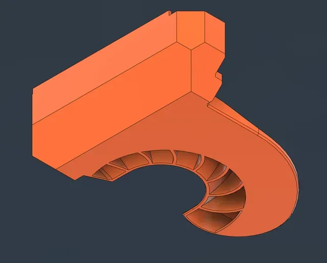MK4 Nextruder Fan Shroud V2 (Duct) — Image 8 of 12