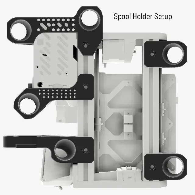 Prusa MINI/MINI+ Squash Ball Feet System & Spool Holder — Фото 6 из 9