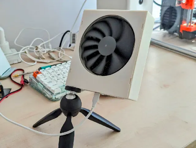 120mm fan solder fume extractor, USB-C