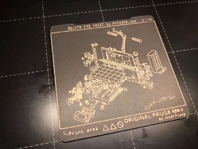 PRUSA MK4 Anniversary Limited Edition PEI Sheet Coaster — Image 4 of 9