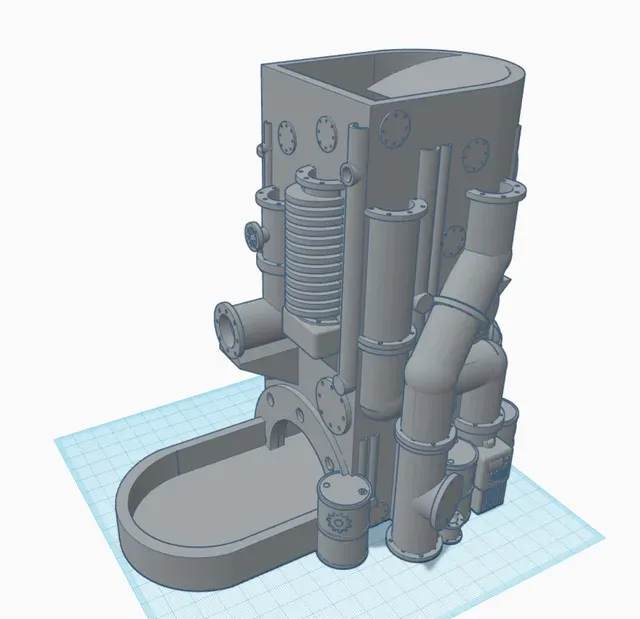 Megalopolis Pipe Dice Tower with a story! — Image 2 of 6