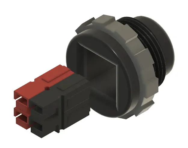 Anderson Powerpole Chassis Mount (for 2 stacked connectors) Updated 3-15-2025 — Фото 2 из 6