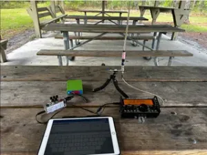 Elecraft AX1 style Base Loaded Vertical Antenna