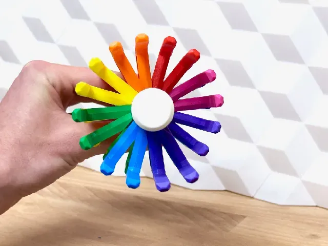 Rainbow Dice Tower (no AMS/MMU needed) — Фото 3 из 5