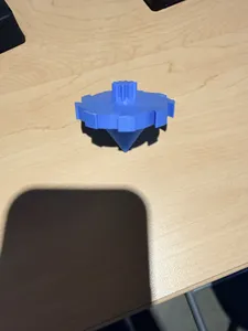 Spiky bayblade top