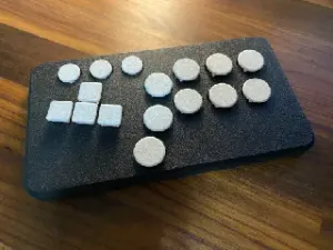Slimbox M Remix: mixbox-layout low profile fightstick