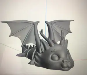 forest dragon with wings