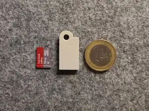 Tiny Keychain Micro SD Card Holder (for 2 cards)