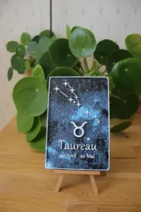 Taurus Astrology Card - English and French Version