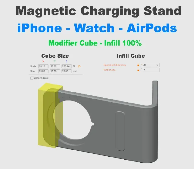 Magnetic Charging Stand for iPhone, Apple Watch & AirPods - MagSafe - Four Versions — Фото 12 из 16