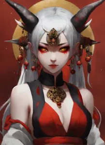 Japanese female oni 2