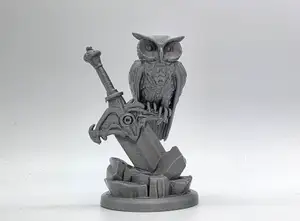 Owl on the Sword Miniature 2