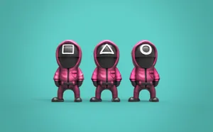 Squid game soldiers