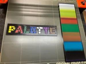 Palette 3 Pro Test Print