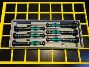 Gridfinity Bin for Kraftform hex driver set