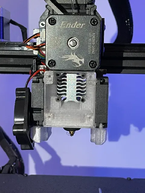 Simple Creality Ender 3 v3 KE triple 4010 fan mount — Фото 3 из 3