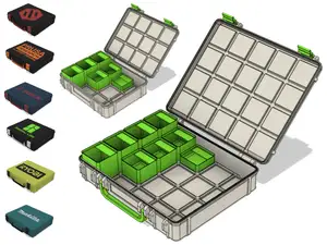 Gridfinity Rugged Case "Light" R3 - 150+ SIZES