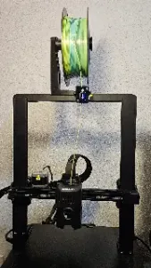 Ender V3 KE Spool holder 90° w/ Runout Sensor Mount