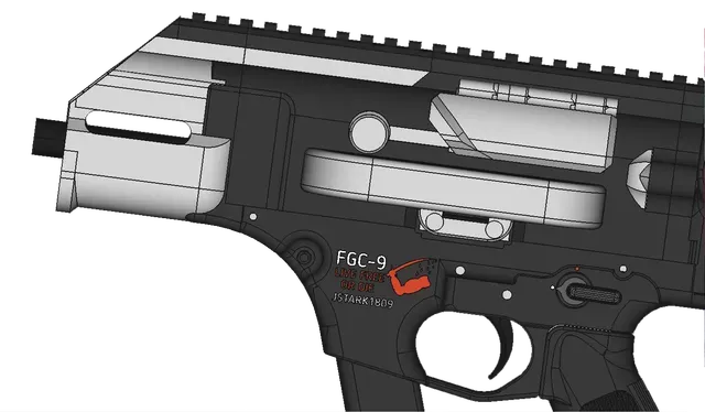FGC-68 Top rail shroud set paintball magfed — Фото 7 из 19