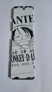 Hueforge Lesezeichen Ruffy Fahnungsplakat/Bountyposter One Piece