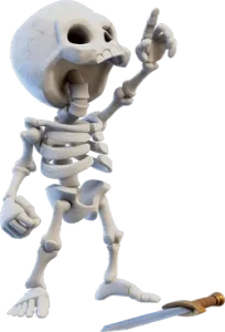 Skeleton from clash royale / clash of clans