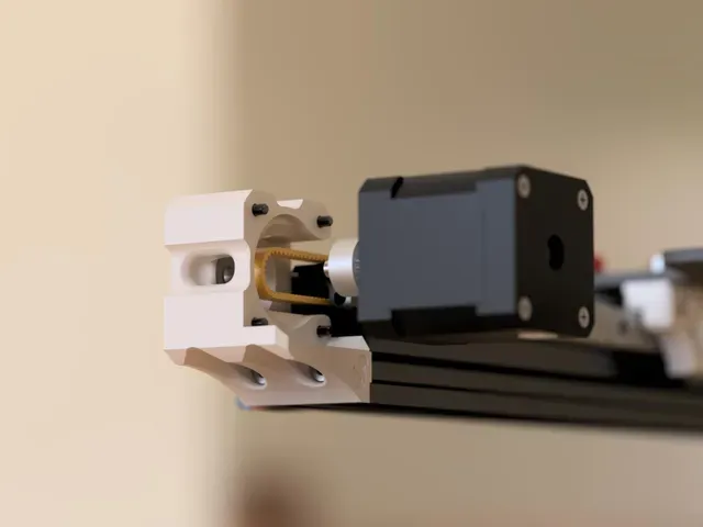 Full Y axis setup - tensioner - dual rail mount - motor mount up to 48mm - ender3v2 ender3pro — Image 5 of 26