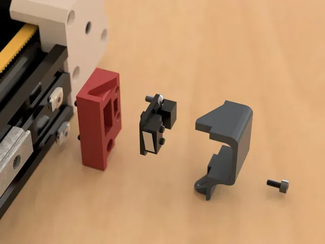 Full Y axis setup - tensioner - dual rail mount - motor mount up to 48mm - ender3v2 ender3pro — Image 9 of 26
