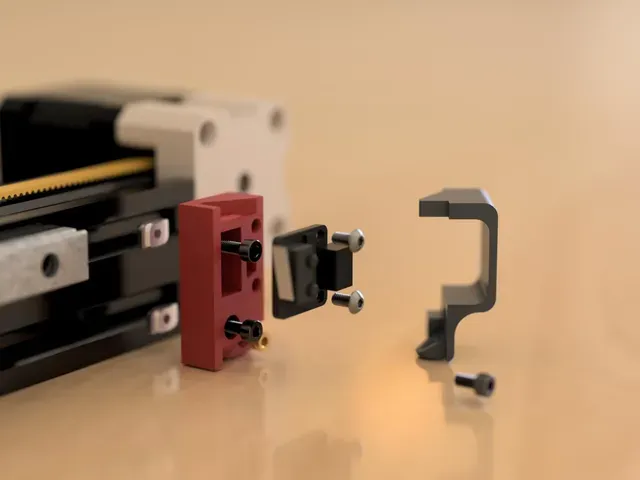 Full Y axis setup - tensioner - dual rail mount - motor mount up to 48mm - ender3v2 ender3pro — Image 12 of 26