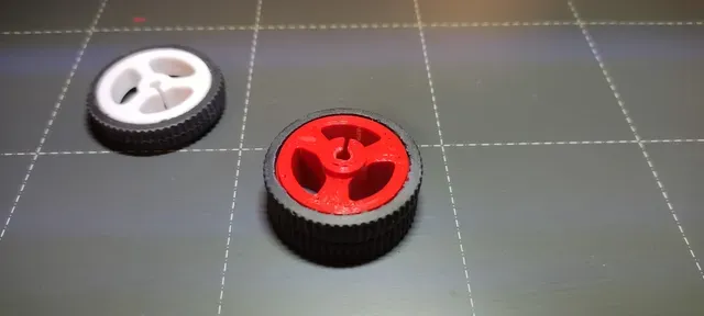 Double Tires for N20 Motors (or anything with a 3mm D-Shaft) — Image 3 of 3