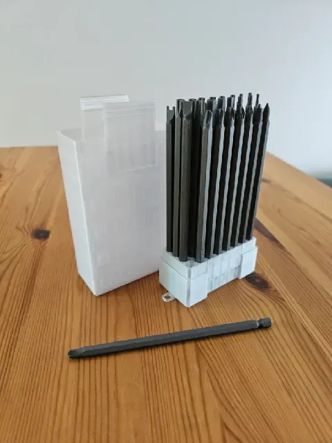 150mm (6") screwdriver bit holder box