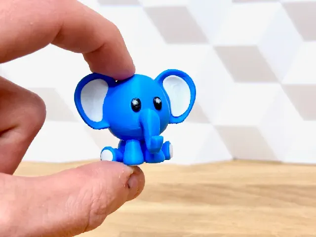 Minimals Safari Pack (cute tiny animal figures - elephant, lion, monkey and crocodile) — Фото 5 из 6